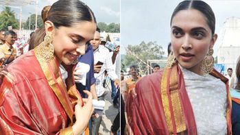As Padmavati races towards its release, Deepika visits Padmavathi temple to seek blessings!