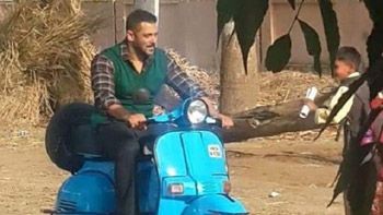 Checkout: Salman Khan Rides A Scooter For Sultan