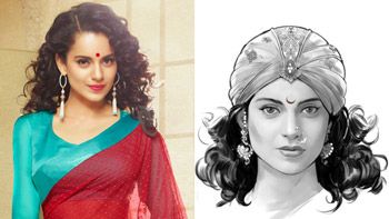 Do not miss Kangana Ranaut’s first look sketch from Manikarnika!
