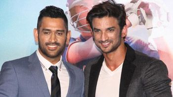 Fun Video: Dhoni questions Sushant Singh Rajput about his biopic!