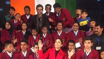 Hrithik Roshan, Yami Gautam meet the Bravery Award recipients in Delhi