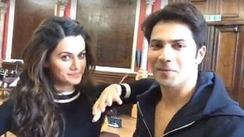 Judwaa 2: Taapsee Pannu resumes shooting for the first schedule with Varun in London!
