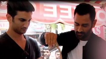 MS Dhoni, Sushant Singh Rajput relish filter coffee on Chennai streets!