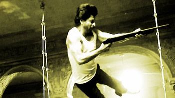 Must See: Shah Rukh Khan's 'flying stunt' picture for Raees