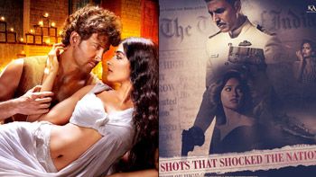 Not to be missed: Hrithik Roshan promotes Rustom with a wink while Akshay replies in a fun way!