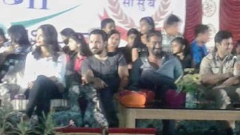 Pics: Baadshaho stars Ajay Devgn, Emraan Hashmi, Esha Gupta Meet BSF Troopers!