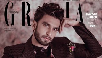 Ranveer Singh pulls of this floral shirt look with ease for Grazia India!
