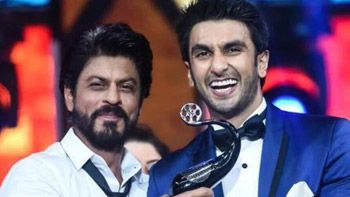 Ranveer Singh snapped with Shah Rukh Khan at TOIFA 2016