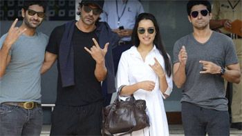 Rock On 2 stars on promotion spree