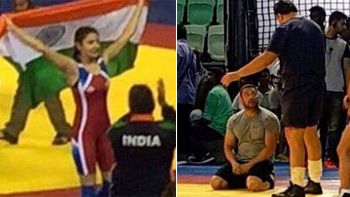 Salman Khan, Anushka Sharma shoot in wrestling ring for Sultan