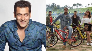 Salman Khan thanked Golmaal Again team for using Being Human Bicycles!