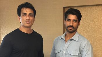 Sonu Sood gives mahurat clap for Marathi film ‘Salman Society’!
