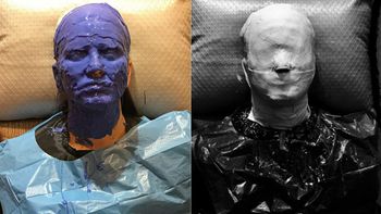 Sunny Leone went through prosthetic masking process for an amazing project!