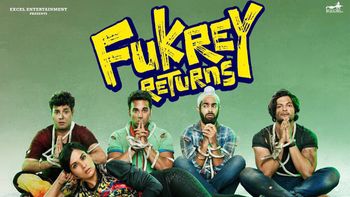 Team 'Fukrey Returns' shoot for a promotional song amidst torrential rains!
