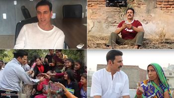 Video: Akshay Kumar interacts with locals for Toilet: Ek Prem Katha!