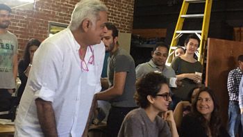 View Pics: Kangana Ranaut on the sets of Simran in the US