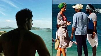 View Pics: Siddharth-Katrina captured while shooting on the sets of Baar Baar Dekho!