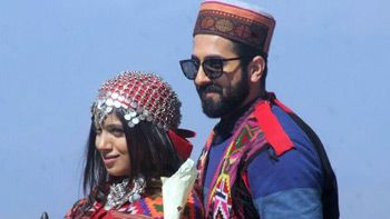 Views Pics: Ayushman Khurana & Bhumi Pednekar from the sets of Manmarziyaan