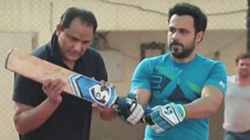 Watch Video: Emraan Hashmi getting trained by ace cricketer Azharuddin for Azhar