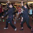 Kajal Aggarwal and Nisha Agarwal launch Zumba session