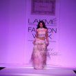 Jacqueline Fernandez walks the ramp for Shehla Khan at LFW Winter Festival 2013