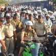 Akshay Kumar at the 'Ride for Safety' rally