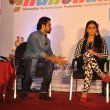 Stars from the film 'Ghanchakkar' at their film's press meet