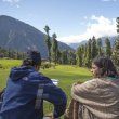 Alia Bhatt and Imtiaz Ali Shooting for the film 'Highway' at Aru Valley, Kashmir
