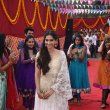 Sonam Kapoor & Dhanush at film 'RAANJHANAA' event at Filmcity in Mumbai