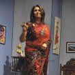 Poonam Dhillon with Aasif Sheikh on stage during her Hindi Play 'U-Turn Ek Ajab Prem Kahani'