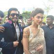 Ranveer Singh, Deepika Padukone, Sanjay Leela Bhansali at film Ram Leela first look trailer launch