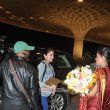 Anushka Sharma snapped at Mumbai International Airport leaving for Sri Lanka for film Bombay Velvet shoot