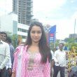 Shraddha Kapoor visits Siddhivinayak Temple for super success of her film 'EK VILLAIN'