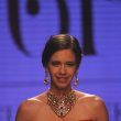 Kalki Koechlin walks the ramp at the India International Jewellery Week 2014