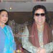 Asha Bhosle & Bappi Lahiri at the song recording for 'MAHASATI MAINA SUNDARI'
