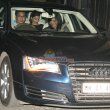 Deepika Padukone snapped travelling in her Audi A8 car
