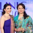 Soha Ali Khan with mother Sharmila Tagore, singer Kavita Seth, musician Amit Trivedi at the launch of their association to empower mothers and daughters with Clinic Plus and Plan India