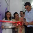 Akshay Kumar, Raakhee Gulzar and Urvashi Rautela at the launch of skin clinic- La Piel