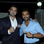 Mahakshay Chakraborty and Evelyn Sharma at the trailer launch of film 'Ishqedarriyaan'