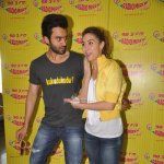 Jackky Bhagnani and Lauren Gottlieb promote film 'Welcome 2 Karachi' at Radio Mirchi FM Studios