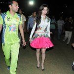 Urvashi Rautela, Evelyn Sharma, Mahakshay Chakraborty at the 'Twister Mitsui Shoji T-20 League Season-5'