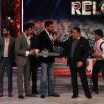 Abhishek Bachchan and Rishi Kapoor at the promotion of film 'All Is Well'