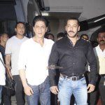 Shah Rukh Khan and Salman Khan snapped at the promo shoot of Bigg Boss Season 9