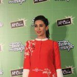 Karisma Kapoor during the promotion of McCain Foods products