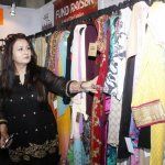Designer Rohit Verma and actress Poonam Dhillon Exhibiting their Collection