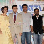 Imran Khan, Kangana Ranaut, Nikhil Advani and Siddharth Roy Kapur at the Trailer Launch of Film 'Katti Batti'