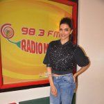 Deepika Padukone Promotes 'Piku' at Radio Mirchi FM Studios in Mumbai