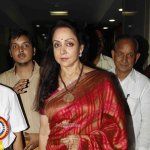 Hema Malini with author Sangeeta Bajpai during the launch of the book 'Choo Lein Aasman'
