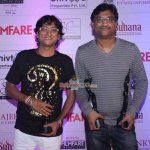 Varun Dhawan, Vidya Balan and Riteish Deshmukh along with Top Marathi Cinema Celebs at Ajeenkya DY Patil University Marathi Filmfare Awards 2014