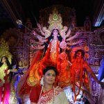 Bollywood Celebs attend North Bombay Sarbojanin Durga Puja 2015